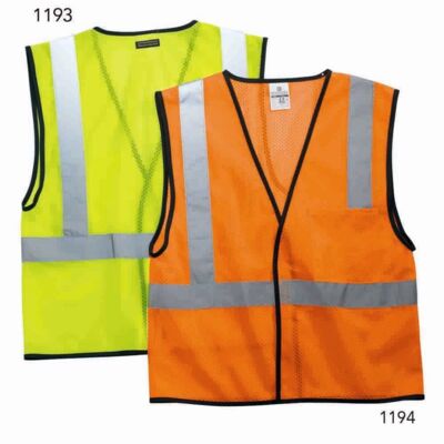 Economy Single Pocket Hook-and-Loop Mesh Vest Thumbnail
