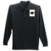 Long Sleeve Silk Touch Polo with Pocket Thumbnail