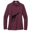 Ladies Silk Touch Long Sleeve Polo Thumbnail