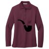 Ladies Silk Touch Long Sleeve Polo Thumbnail