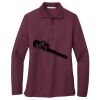 Ladies Silk Touch Long Sleeve Polo Thumbnail