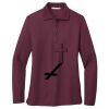 Ladies Silk Touch Long Sleeve Polo Thumbnail