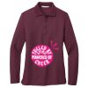 Ladies Silk Touch Long Sleeve Polo Thumbnail