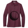 Ladies Silk Touch Long Sleeve Polo Thumbnail