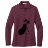 Ladies Silk Touch Long Sleeve Polo Thumbnail