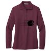 Ladies Silk Touch Long Sleeve Polo Thumbnail
