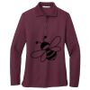 Ladies Silk Touch Long Sleeve Polo Thumbnail