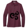 Ladies Silk Touch Long Sleeve Polo Thumbnail
