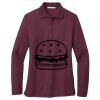 Ladies Silk Touch Long Sleeve Polo Thumbnail