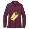 Ladies Silk Touch Long Sleeve Polo Thumbnail